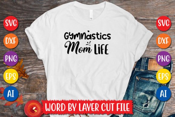 Gymnastics Mom Life SVG Design Review