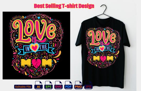 Love Mom T-shirt Design Review: A Thoughtful Choice for Embroidery Projects