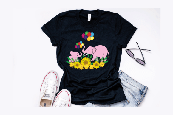 Mom Baby Elephant Love Balloons Embroidery Design Review
