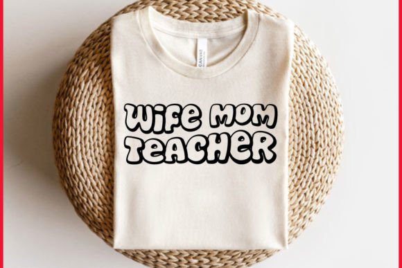 Retro Homeschool-Mom T-shirt Design, Wi – A Nostalgic Touch for Modern Crafters