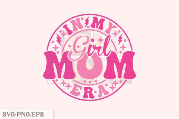 Testing the In My Girl Mom Era SVG, Girl Mom Design in Real Embroidery Projects