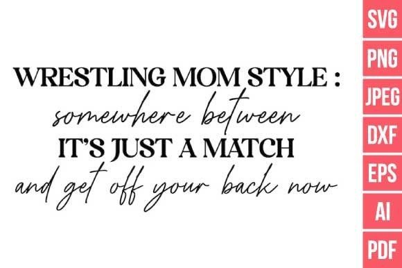 Wrestling Mom Style SVG: A Practical Designer’s Take